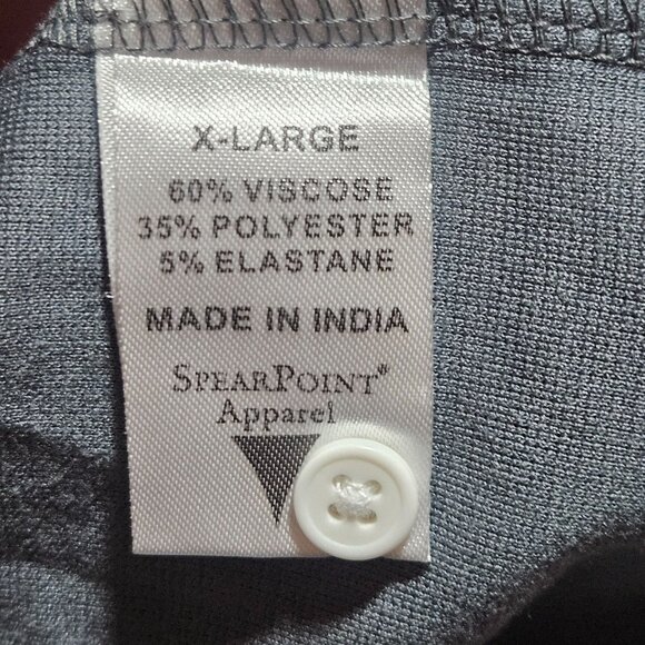 SpearPoint Apparel Mens X-Large Raglan Sleeve Henley Shirt - Picture 8 of 13